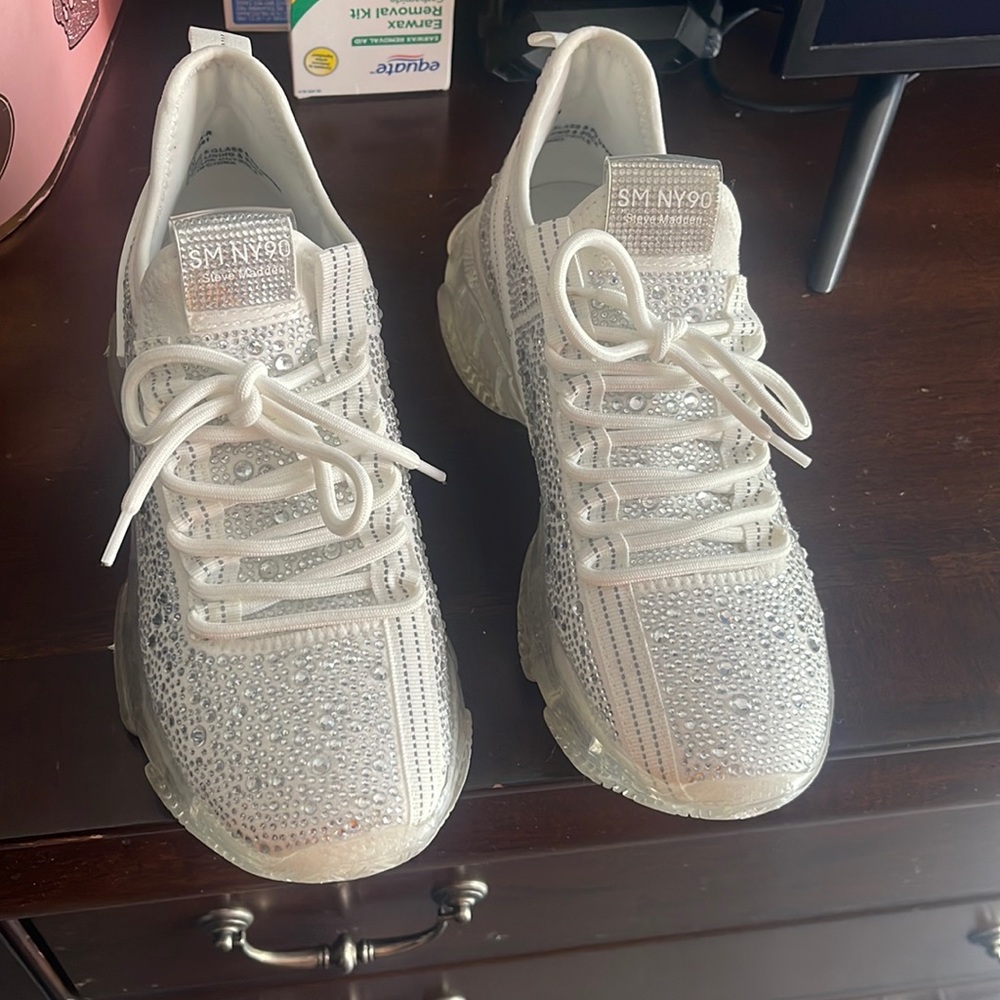 Steve Madden Rhinestone wedding sneakers - Steve Madden MAXIMA AGGRSV